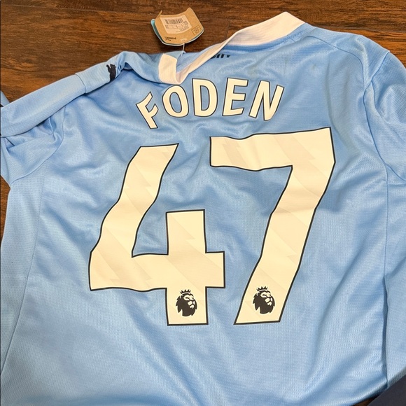 Puma Kids Manchester City Sky Blue Jersey - Picture 2 of 2